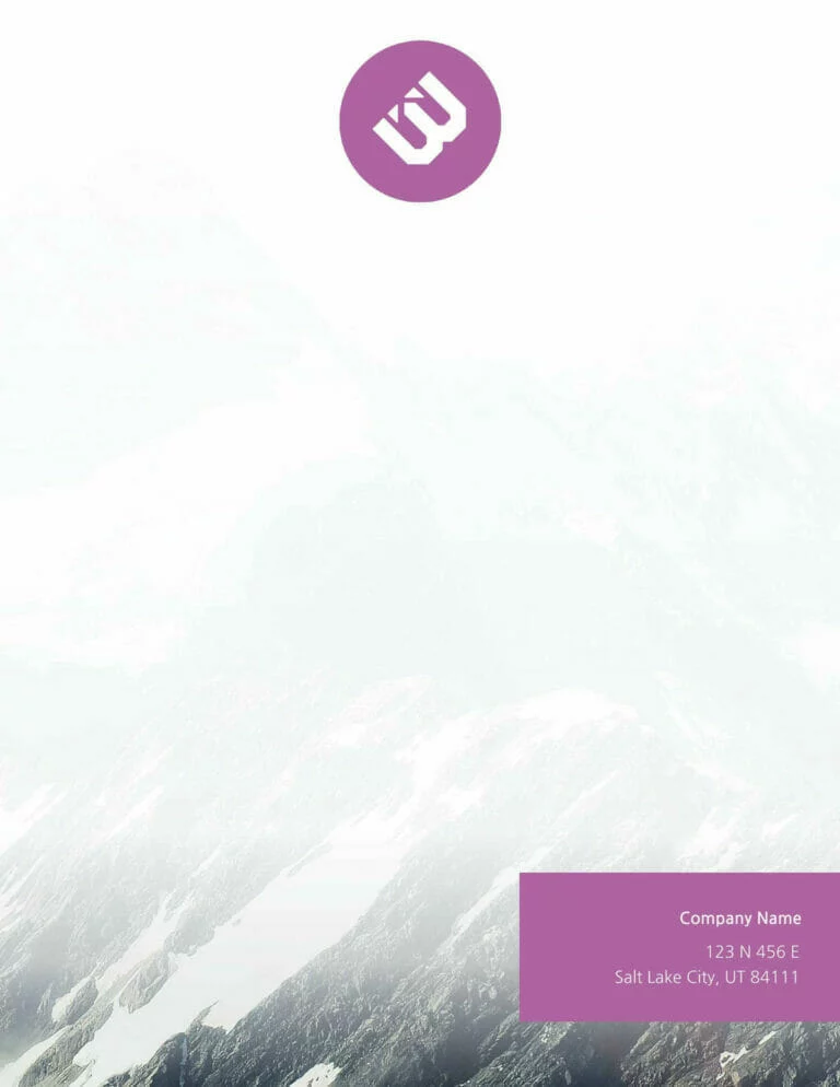 Make a letterhead