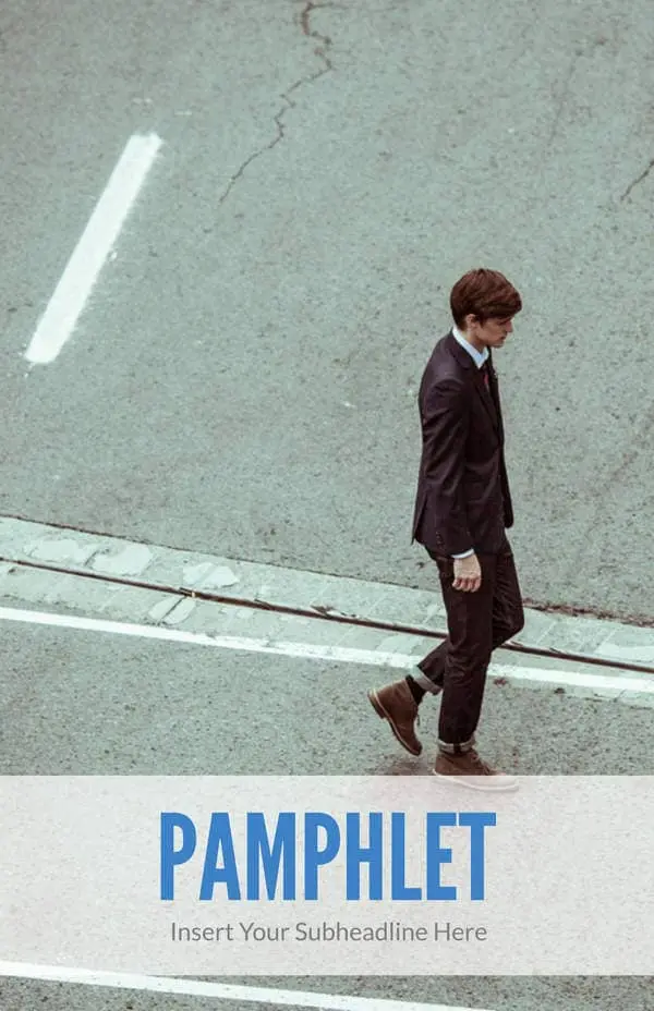 How to make a pamphlet