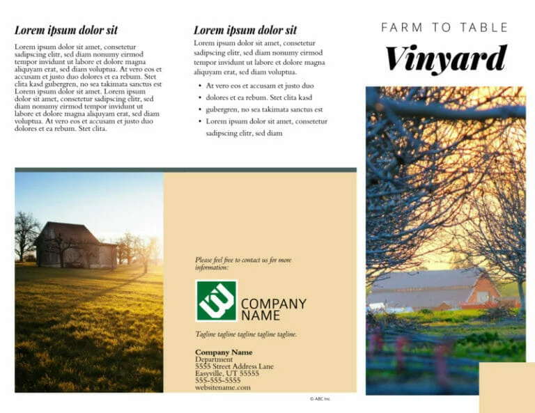 Make a digital brochure